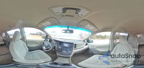 2017 Toyota Sienna Le from USA, damaged, VIN 5TDKZ3DC8HS885254